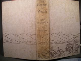 The Grapes of Wrath 1939 Tenth Printing BX4