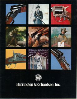 Original Harrington Richardson Firearms Catalog 197 H R