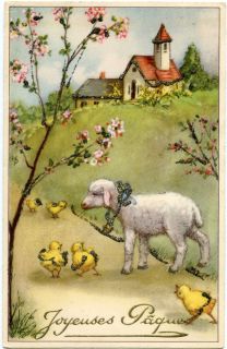  Happy Easter Chicks Lamb by Hannes Petersen