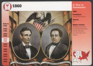 Abraham Lincoln & Hannibal Hamlin Campaign Poster Grolier Story of