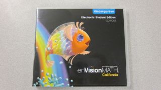 enVision Math California Kindergarten Electronic Student software CD
