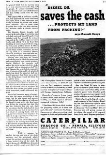 1940 Caterpillar CAT D2 Diesel Farm Tractor Ad