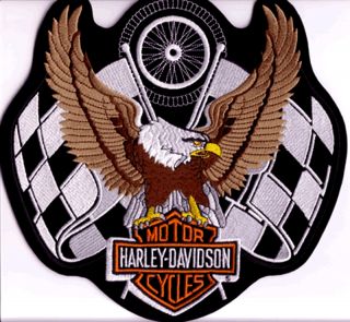 Harley Davidson Racing Eagle Patch emblemes brand New With