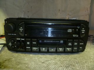 02 03 Jeep Grand Cherokee Dakota Voyager Radio CD Cassette P56038586AH