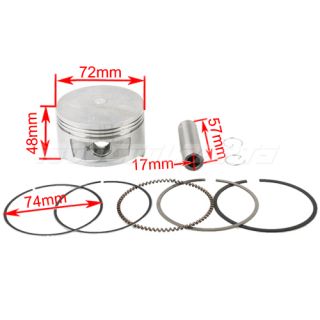 Chinese 250cc Go Kart Moped Scooter Piston Rings Spring Pin