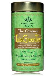 Herbal Tulsi Green Antioxidant Slimming Tea for Weight Reduction Burn