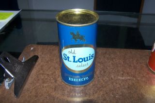 OLD ST. LOUIS SELECT 12 OZ. STEEL BEER CAN PREMIUM QUALITY MISSOURI