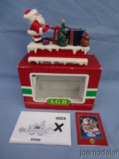 LGB 21010 Christmas Santa Claus Handcar w Box Discontinued