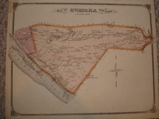 1875 Millersburg Wiconisco Harrisburg Pennsylvania Map