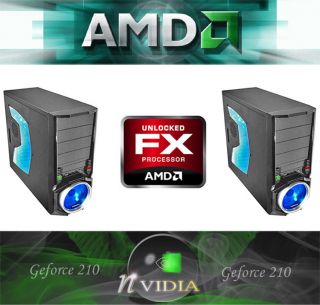  Nvidia Geforce 210 Graphic Card 1TB DVDRW 8GB Gaming Desktop Computer