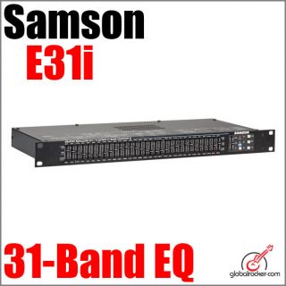 SAMSON E31i 31 Band Graphic Equalizer NEW Retail Store Closed MSRP 249