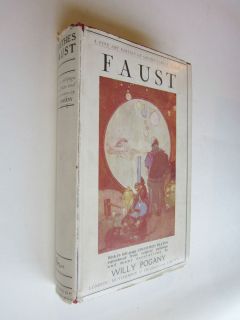 Goethe Faust RARE Edition Illustrated by Willy Pogany