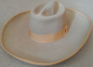 Harry L Woods d 1968 Stetson Owned Worn B Western Cowboy Hat John