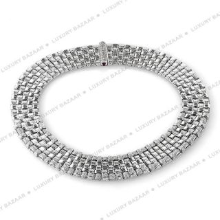 Roberto Coin 18K White Gold Apassionata Diamond Necklace