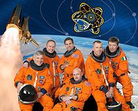  are NASA astronauts Mark Kelly (bottom center), commander; Gregory H