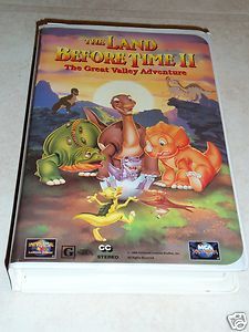 The Land Before Time II The Great Valley Adventure VHS 1994 Littlefoot
