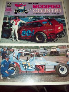 1982 Flemington Fair Speedway dirt modified program Craig McCaughey