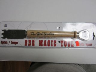 Yankees Barbeque 3 in 1 Tool (spatula/ grill scraper/ bottle opener