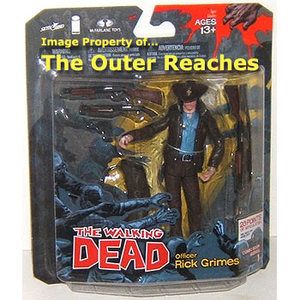   WALKING DEAD COMIC Officer Rick Grimes SERIES 1 Action Figure NEW