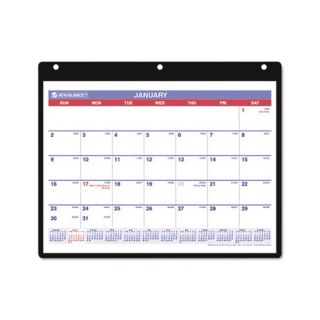  Desk Pad/Wall/Ring Binder Calendar, 3 Hole Punched, 11 x 8 1/4, 2013