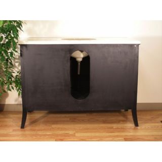 Legion Furniture 48 Single Bathroom Vanity Set with Marble Top in