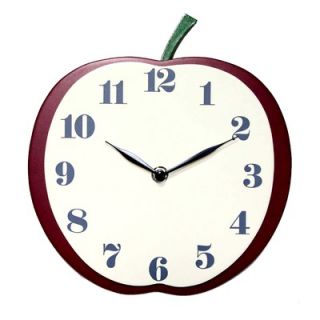 Infinity Instruments Apple Slice Wall Clock   14316
