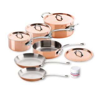 Mauviel MHeritage Stainless Steel 10 Piece Cookware Set   6100.04