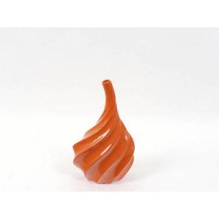 Urban Trends 14 Orange Ceramic Vase