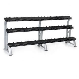 Hampton Fitness Products 3 Tier Fixed Pro Style Dumbbell Saddle Rack