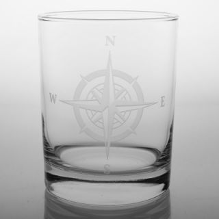 Rolf Glass Compass Rose 14 Oz DOF Glass (Set of 4)   223001S/4