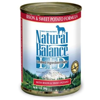  Bison and Sweet Potato Canned Dog Food (13 oz, case of 12)