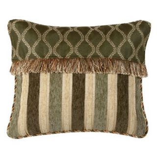Jennifer Taylor Contessa 15 x 18 Pillow with Cord & Brush Fringes