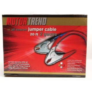 Motor Trend 20 Ft. Jumper Cables, 2 Gauge   MTP220 CCA