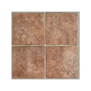 Mohawk Riverstone 18 x 18 Floor Tile in Earth