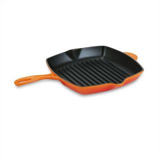 Enameled Cast Iron 10.25 Flame Grill Pan