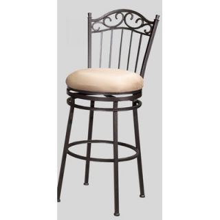Chintaly 26 Memory Swivel Counter Stool with Windsor Back