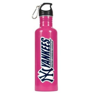 Great American Products MLB 26 Oz Pink Stainless Steel Water Bottle