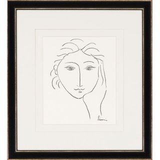 Paragon Womans Face Sketch II Framed Print   Meykadeh
