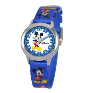 Disney Kids Mickey Mouse Time Teacher Watch in Blue