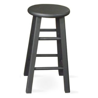 International Concepts 24 Roundtop Counter Stool (Black)   1S46 424