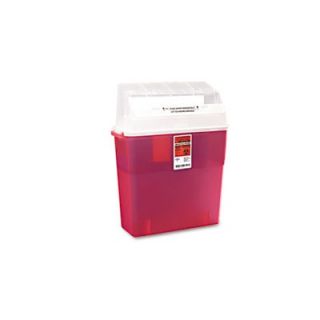 Medline Sharps Containers, 5 Quarts, Freestanding & Wall Mountable