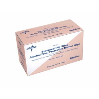 Medline SurePrep No Sting Skin Protectant Wipe (Box of 50)