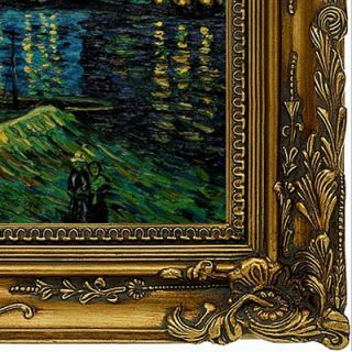  Night over the Rhone Canvas Art by Vincent Van Gogh Modern   35 X 31
