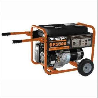Generac 5500 Watt Portable Generator GP5500(Canadian CSA Model