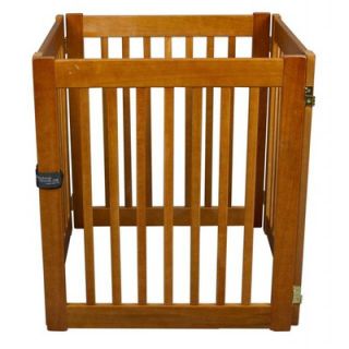 Dynamic Accents Four 27 Panel Free Standing Pet Gate in Artisan