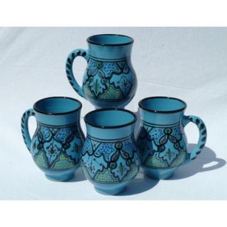 Le Souk Ceramique Sabrine Design Large Mugs (Set of Four)