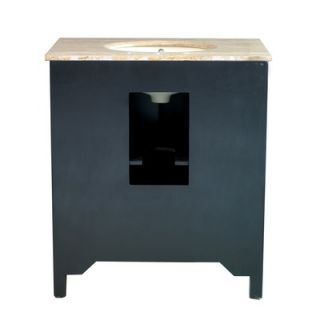 Virtu Strasbourg Single 33.5 Bathroom Vanity in Black