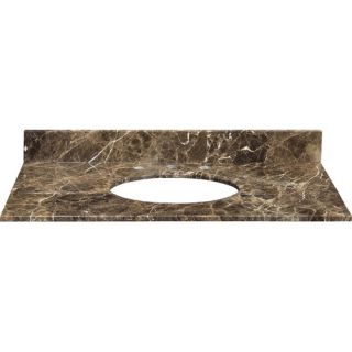 31 Marble Vanity Top for Undermount Sink with Backsplash