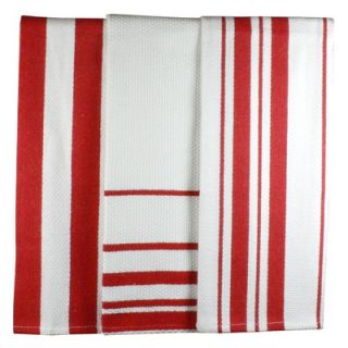 MU Kitchen MUincotton Dish Towel in Punch Stripe (Set of 3)   6628