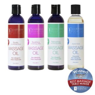 Master Massage Massage Oil Variety Pack (Pack of 4)